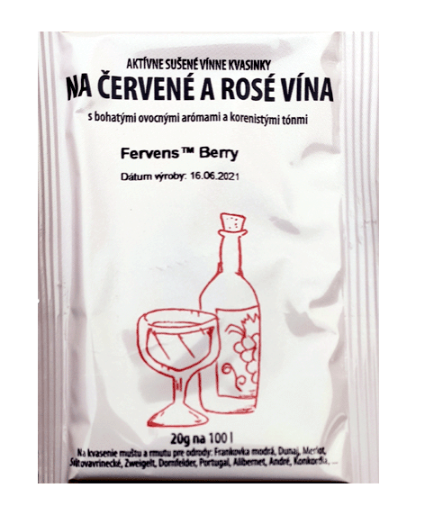 Vínne kvasinky na červené a rosé vína 20g