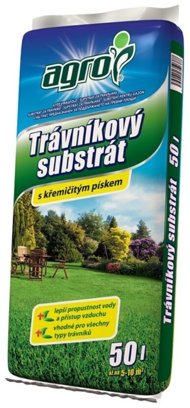 Trávnikový substrát 50L Agro CS