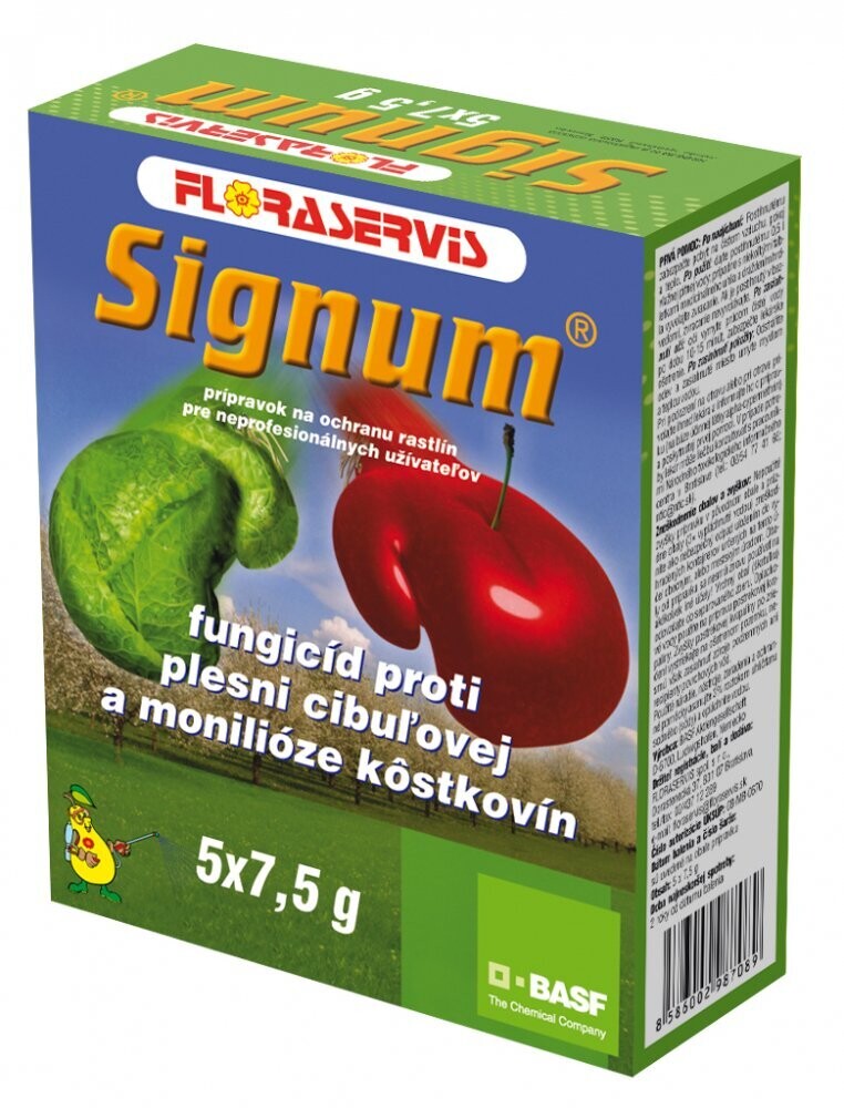 Signum 5x7,5g - monilióza, hnednutie listov