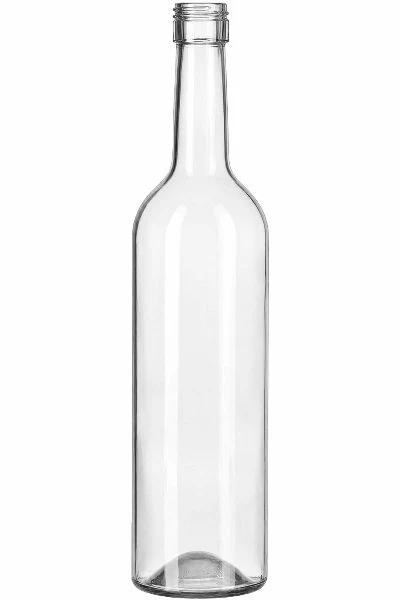 Fľaša Bordo 0,75 l číra so závitom
